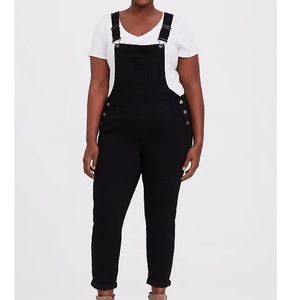 Torrid Premium Stretch Overall-Black